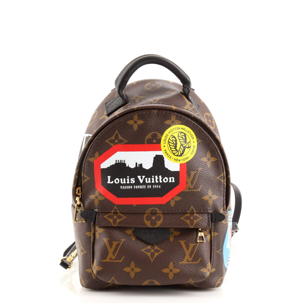 Louis Vuitton Palm Springs Backpack Limited Edition Monogram Canvas Mini Brown 1797131 Louis Vuitton Palm Springs Backpack Limited Edition Monogram Canvas Mini Brown 1797131