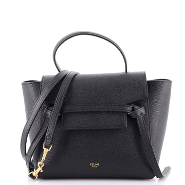 Celine Belt Bag Textured Leather Nano
