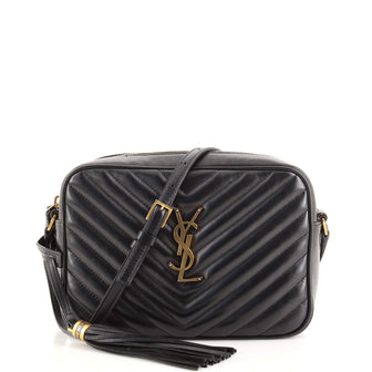 Saint Laurent Lou Camera Bag Matelasse Chevron Leather Small