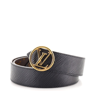 Louis Vuitton LV Circle Reversible Belt Monogram Canvas and Epi Leather Medium