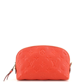 Louis Vuitton Cosmetic Pouch Monogram Empreinte Leather