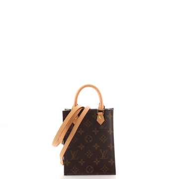 Louis Vuitton Petit Sac Plat Bag Monogram Canvas