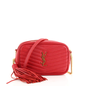 Saint Laurent Lou Camera Bag Matelasse Chevron Leather Mini