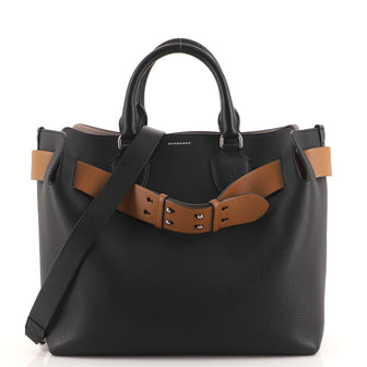 Burberry Belt Tote Leather Medium