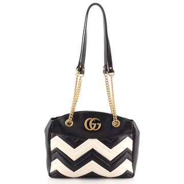 Gucci GG Marmont Chain Tote Matelasse Leather Medium