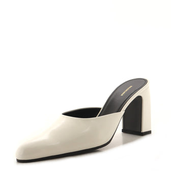 Balenciaga Women's Block Heeled Mules Leather