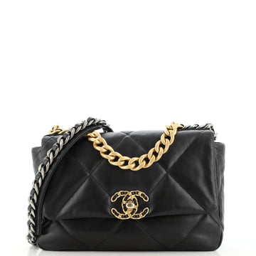Chanel 19 Flap Bag Quilted Leather Medium