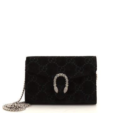 Gucci Dionysus Chain Wallet GG Velvet Small