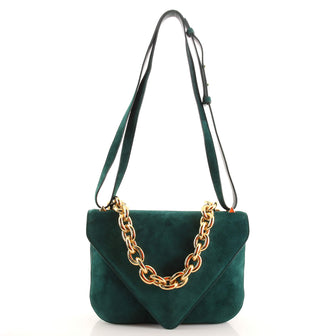 Bottega Veneta Mount Shoulder Bag Suede Medium