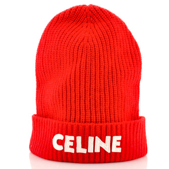 通販即納新品正規品 22SS CELINE Logo Beanie ニット帽 ニット帽/ビーニー