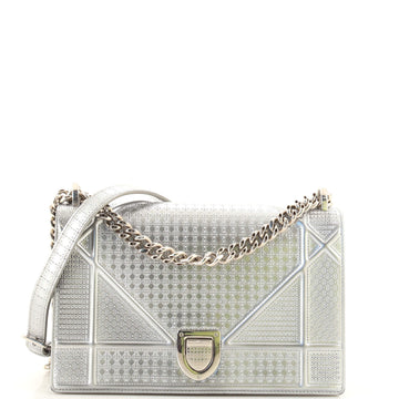 Christian Dior Diorama Flap Bag Cannage Embossed Calfskin Medium