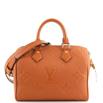 Louis Vuitton Speedy Bandouliere Bag Monogram Empreinte Giant 25