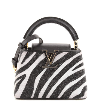 Louis Vuitton Capucines Bag Swarovski Crystal Embellished Leather Mini