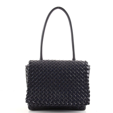 Bottega Veneta Patti Top Handle Bag Intrecciato Leather