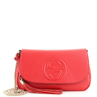 Gucci Soho Chain Crossbody Bag Leather Medium