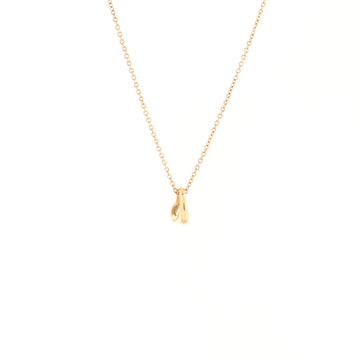 Tiffany & Co. Elsa Peretti Open Heart Pendant Necklace 18K Rose Gold 7mm