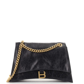 Balenciaga Crush Chain Flap Bag Leather Medium