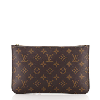 Louis Vuitton Neverfull Pochette Monogram Canvas Large