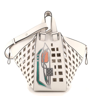 Loewe Hammock Bag Laser Cut Leather Small