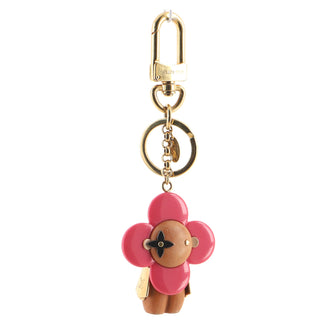 Louis Vuitton Vivienne Doudoune Bag Charm and Key Holder Wood and Resin