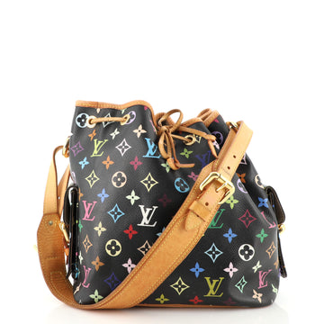 Louis Vuitton Petit Noe Handbag Monogram Multicolor