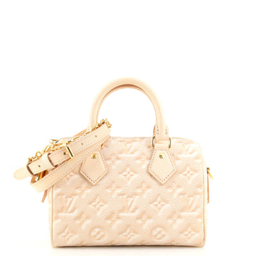 Louis Vuitton Speedy Bandouliere Bag Stardust Monogram Empreinte Leather 20