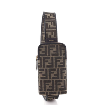 Fendi Strap You Shoulder Strap with Pouch Zucca Canvas