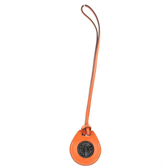 Hermes Apple AirTag Bag Charm Leather