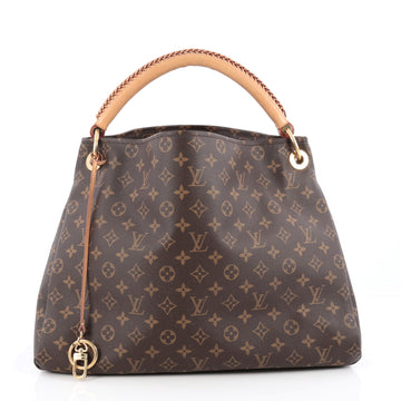 Louis Vuitton Artsy Handbag Monogram Canvas MM Brown
