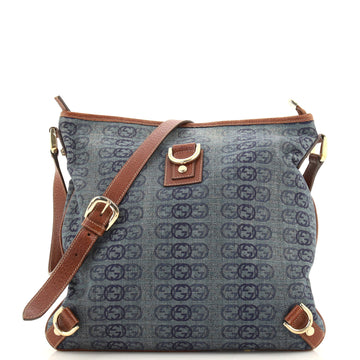 Gucci Abbey D-Ring Messenger Bag Printed Denim