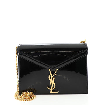 Saint Laurent Cassandra Chain Shoulder Bag Patent Small