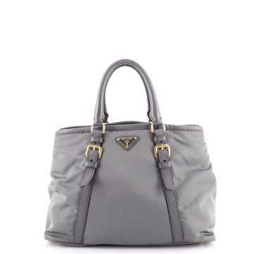Prada Convertible Shopping Tote Vitello Shine Medium