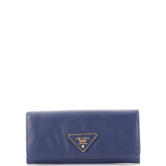Prada Flap Wallet Saffiano Leather Long