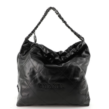Chanel 22 Chain Hobo Quilted Calfskin Medium