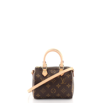 Louis Vuitton Speedy Bandouliere Bag Monogram Canvas Nano