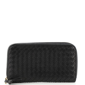 Bottega Veneta Zip Around Wallet Intrecciato Nappa Long