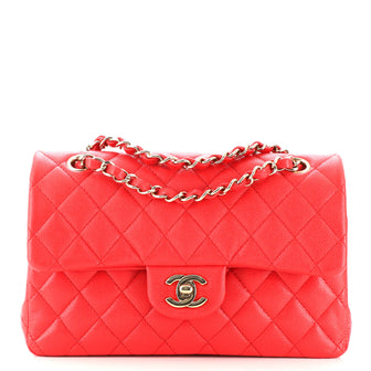 Chanel Classic Double Flap Bag Quilted Caviar Small