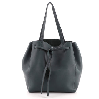 Phantom Tie Cabas Tote Leather Small