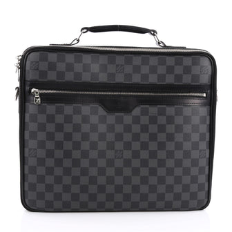 Louis Vuitton Steeve Briefcase Damier Graphite Gray 1804501