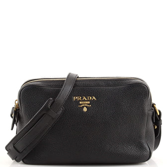 Prada Double Zip Camera Bag Vitello Phenix Medium