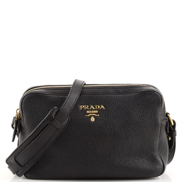 Prada Double Zip Camera Bag Vitello Phenix Medium