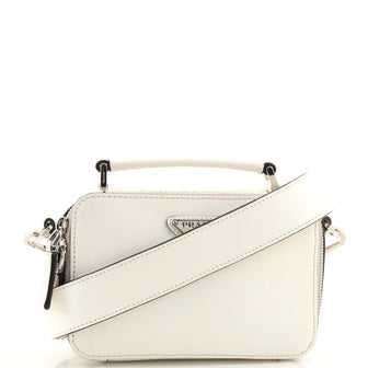 Prada Brique Crossbody Bag Saffiano Leather Mini