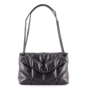 Saint Laurent LouLou Puffer Shoulder Bag Quilted Leather Small