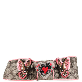 Gucci Headband Embroidered GG Silk