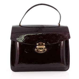 Louis Vuitton Romaine Handbag Monogram Vernis Red 1805201