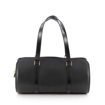 Louis Vuitton Soufflot Handbag Epi Leather Black 1805206