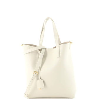 Saint Laurent Shopper Tote Leather Toy
