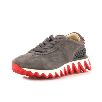 Shop Christian Louboutin Men's Grey Sneakers