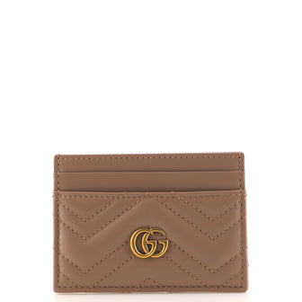 Gucci GG Marmont Card Holder Matelasse Leather