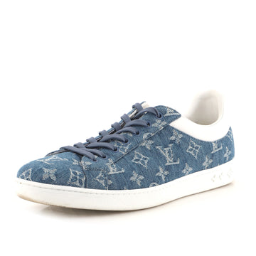 Louis Vuitton Men's Luxembourg Sneakers Monogram Denim
